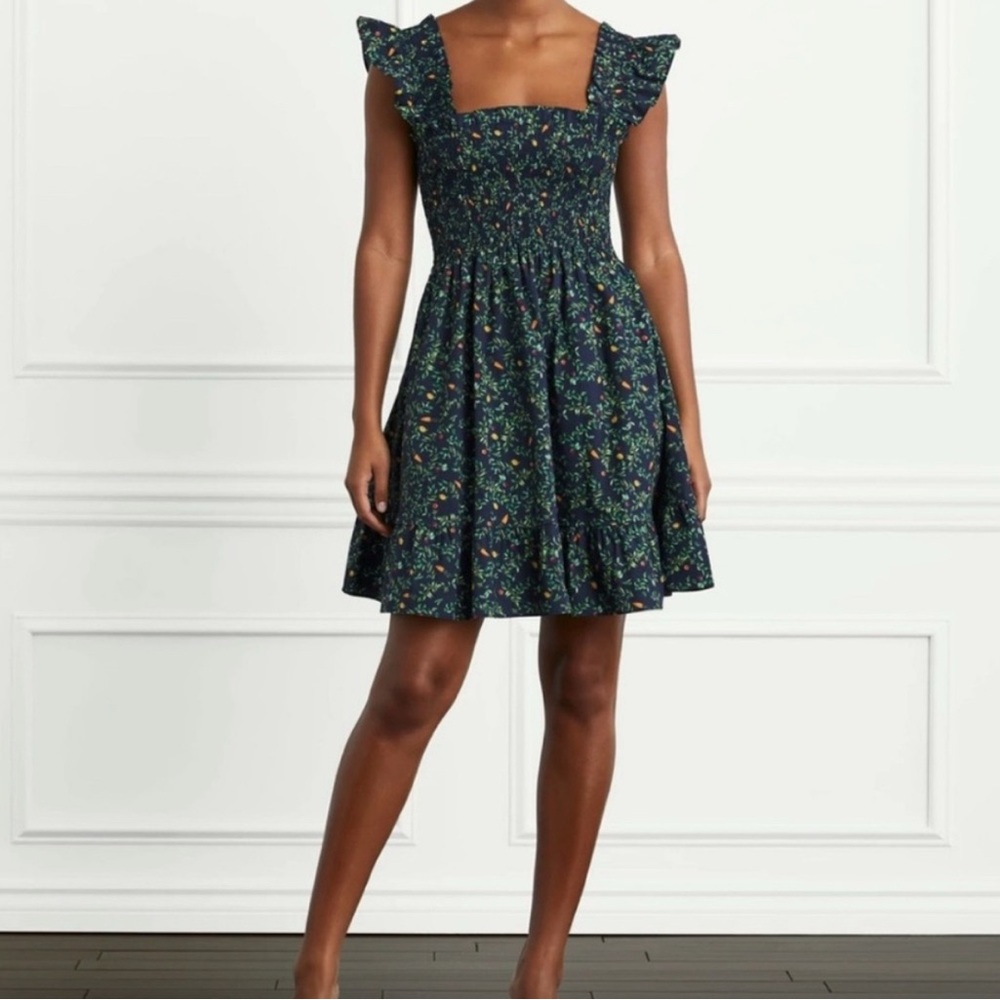 Hill House Navy Floral Mini Dress